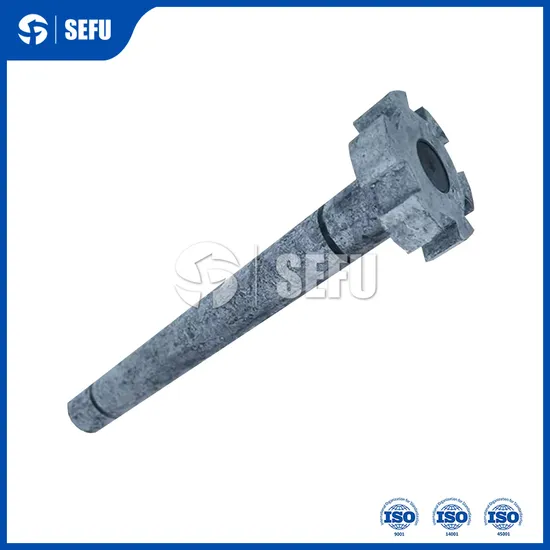 Rotor de grafito desgasificador El rotor