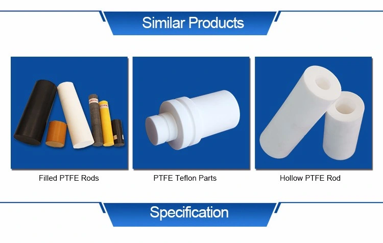 High Performance Various Graphite Filled PTFE Pipe Tube /Rod