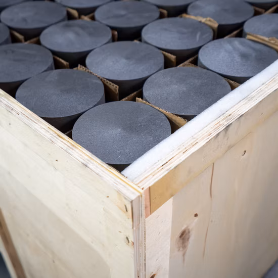 Varilla de grafito de alta pureza para metal/cobre/aluminio/moneda/fundición/fundición/oro/plata