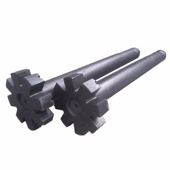 Rotor y eje de grafito de desgasificación de aluminio a precio de fábrica de alta calidad