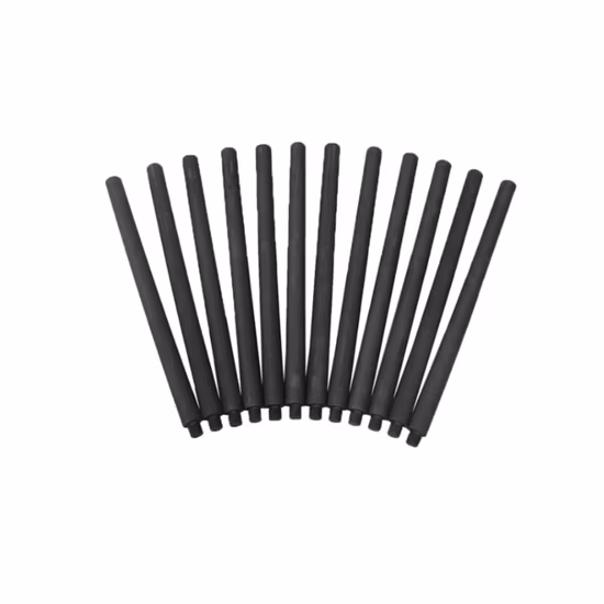 Varilla de grafito, tamaño de grano 0,8 mm, 6 x 72 pulgadas, 152,4 x 1830 mm